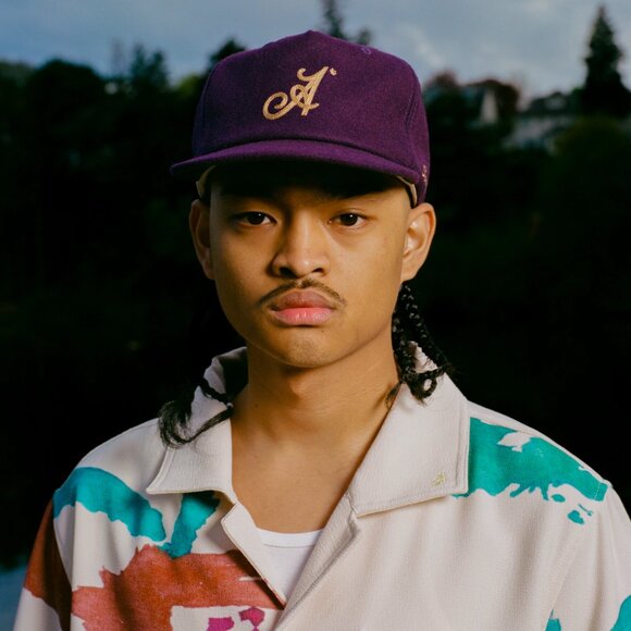 Adidem Asterisks Wool Deconstructed Strap Cap Hat - Picture 6 of 7